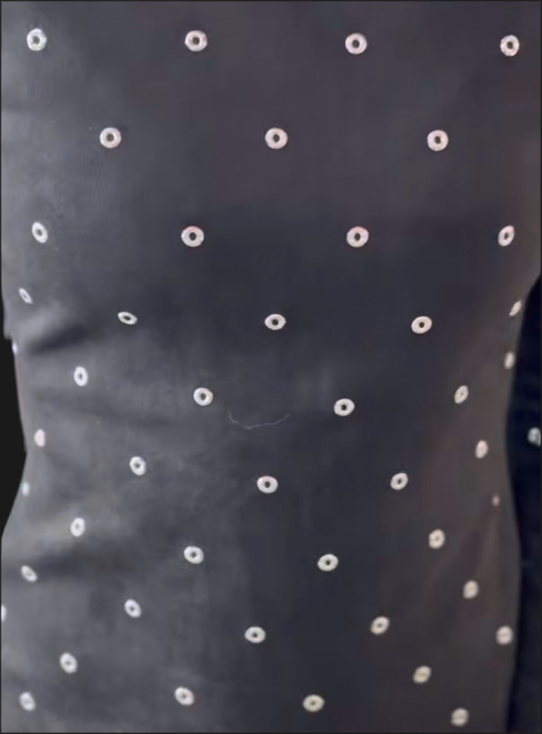 Robe courte ROLINDA à rivets