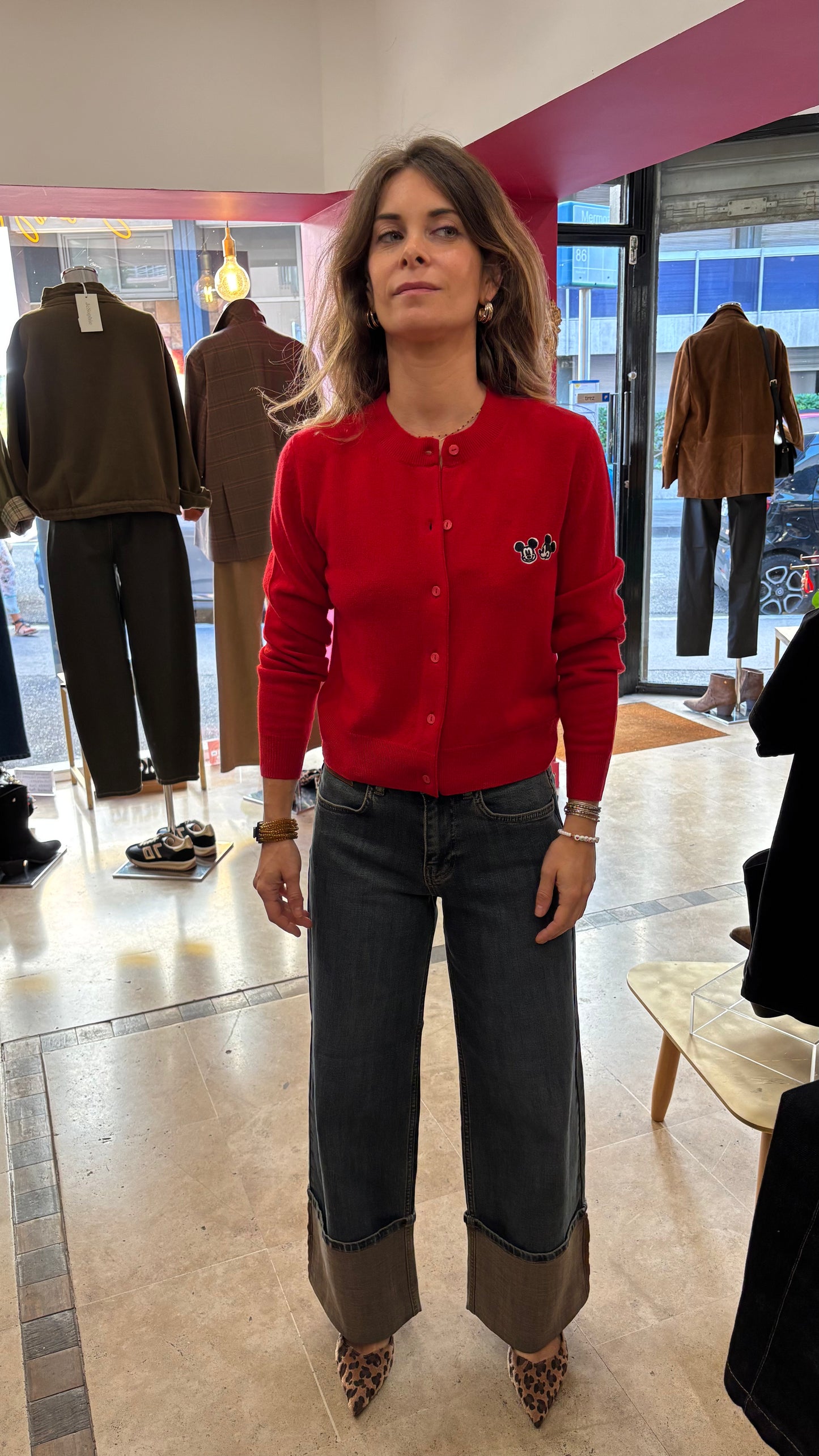 Cardigan MYCOOLRED Patch