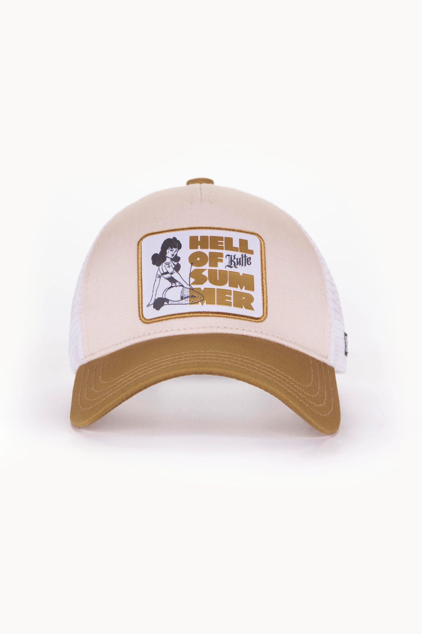 Casquette motif pin up off white
