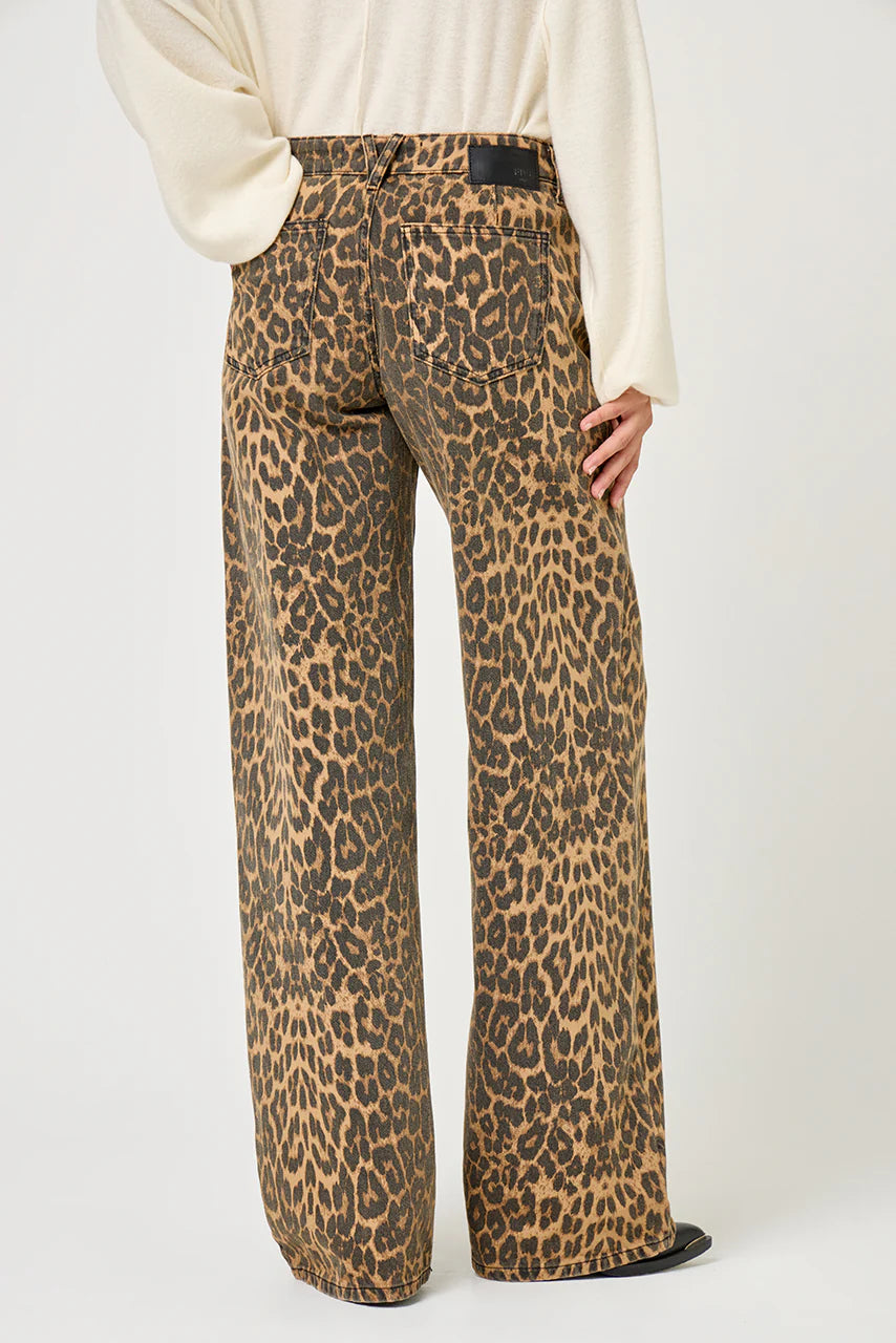 Pantalon léopard JOAN FIVE