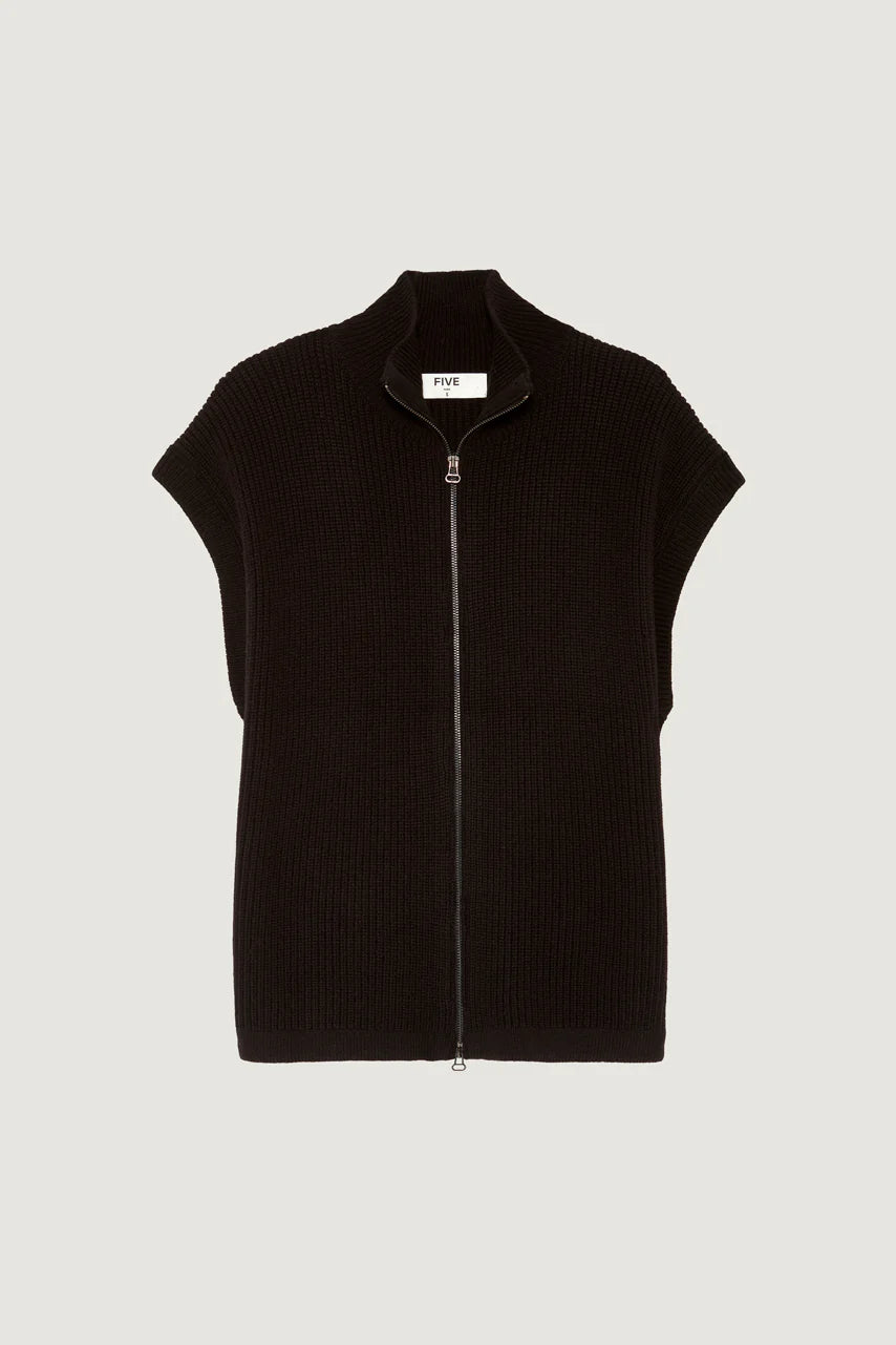 Gilet sans manche zipé GW2512 noir