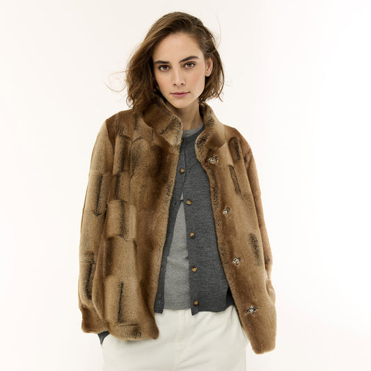 Veste faux vison JENNIFER