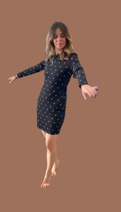 Robe courte ROLINDA à rivets
