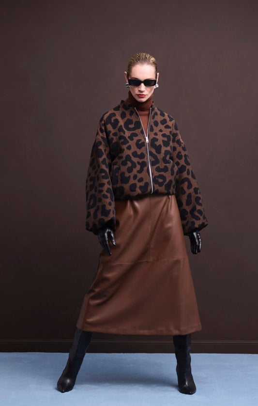 BLOUSON VHD3KCJ MARRON