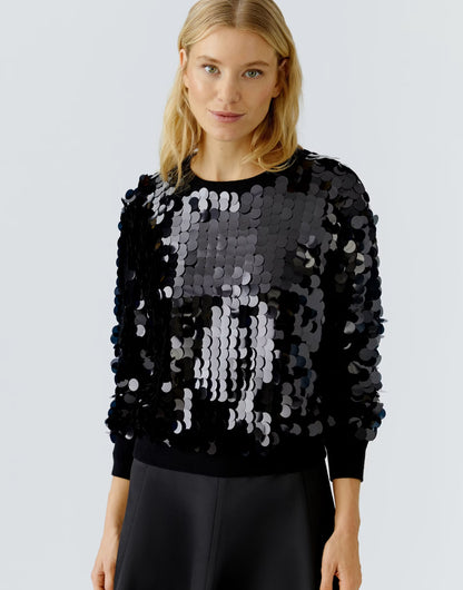Pull pailletée 86119