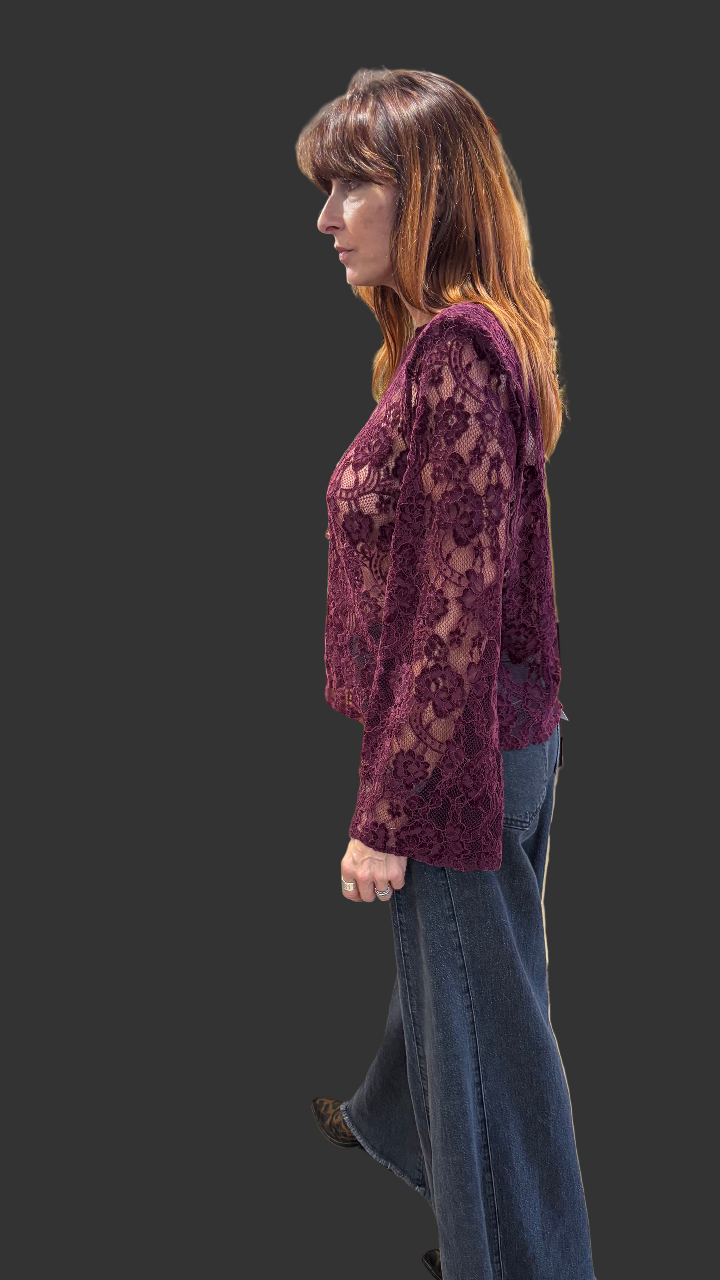 Pull please bordeau M975GG03