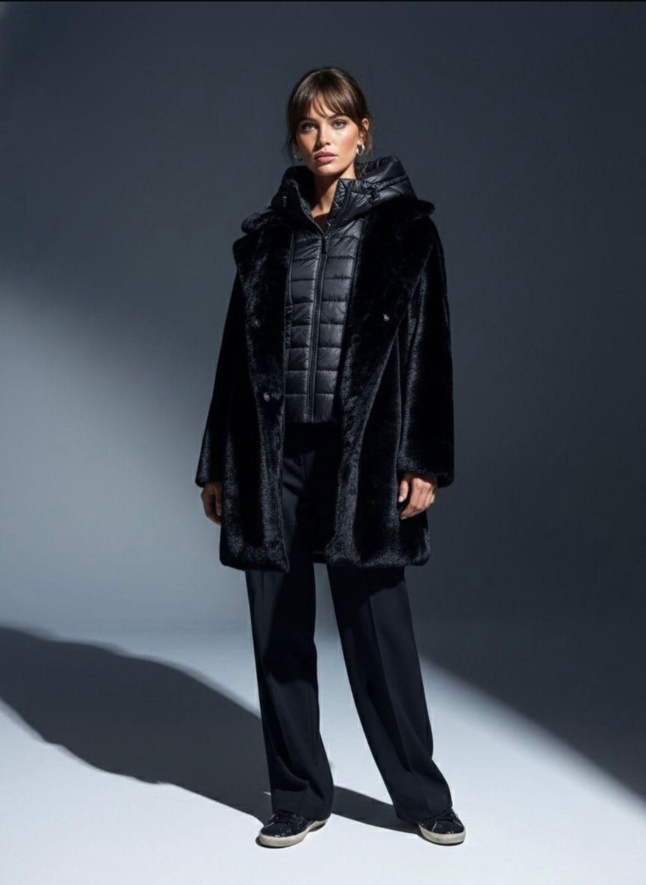 Manteau fausse fourrure K93472923