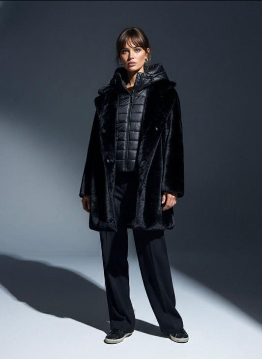 Manteau fausse fourrure K93472923