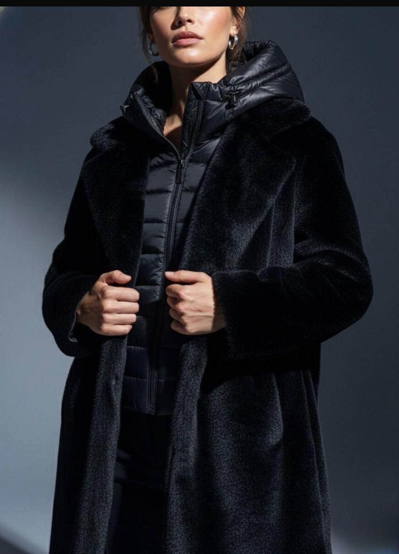 Manteau fausse fourrure K93472923