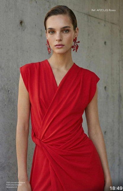 Robe AFZCLJQ rouge