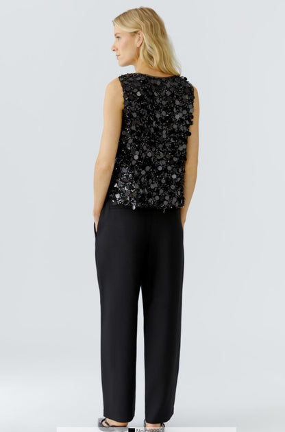 Top paillettes 95123 noir