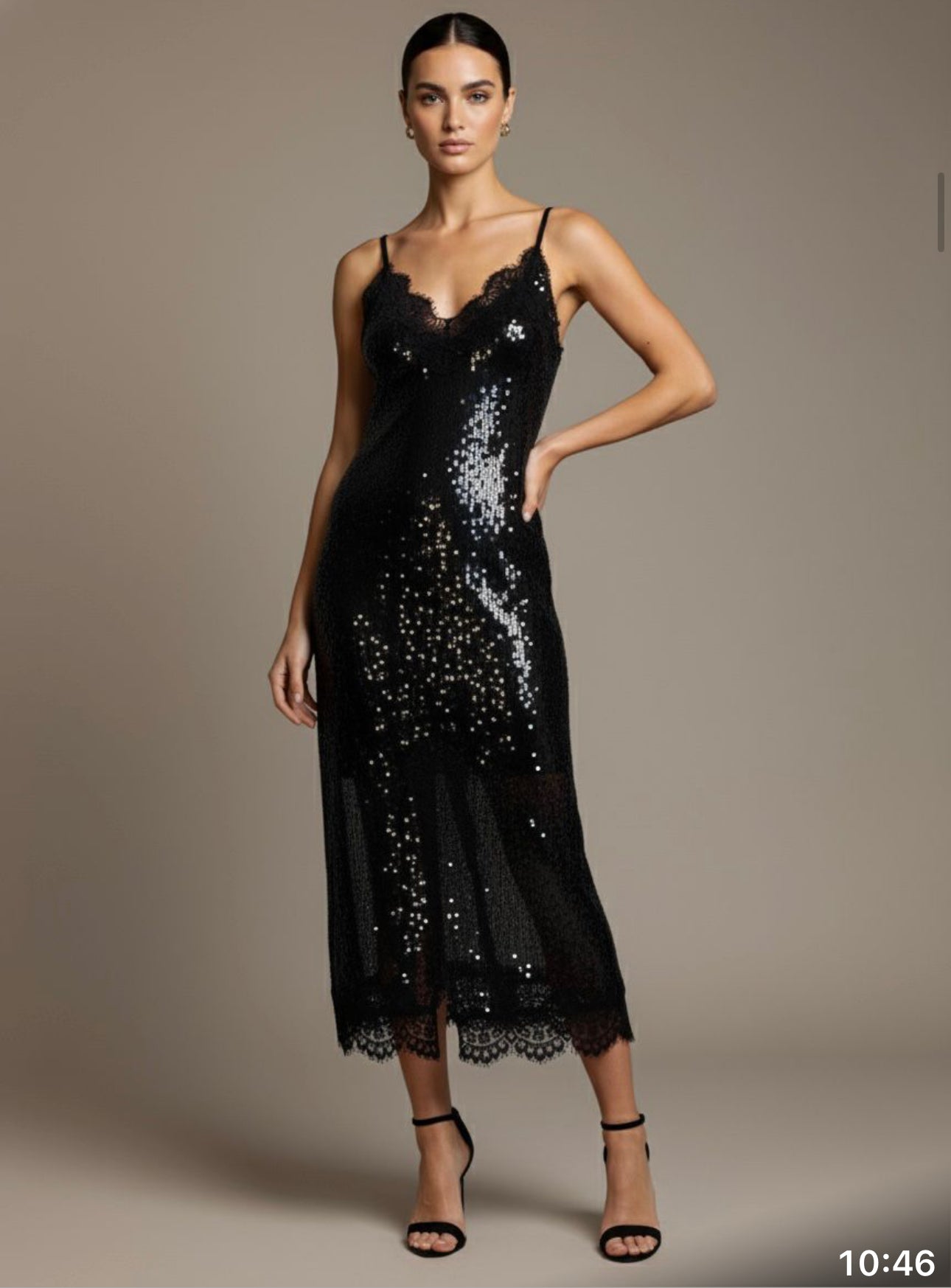 Robe sequins A319Y065
