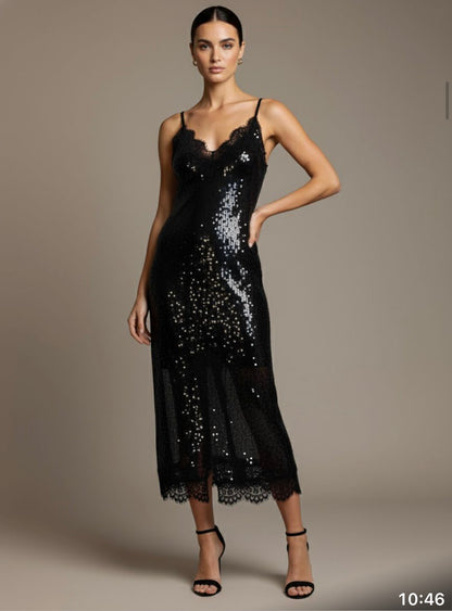 Robe sequins A319Y065