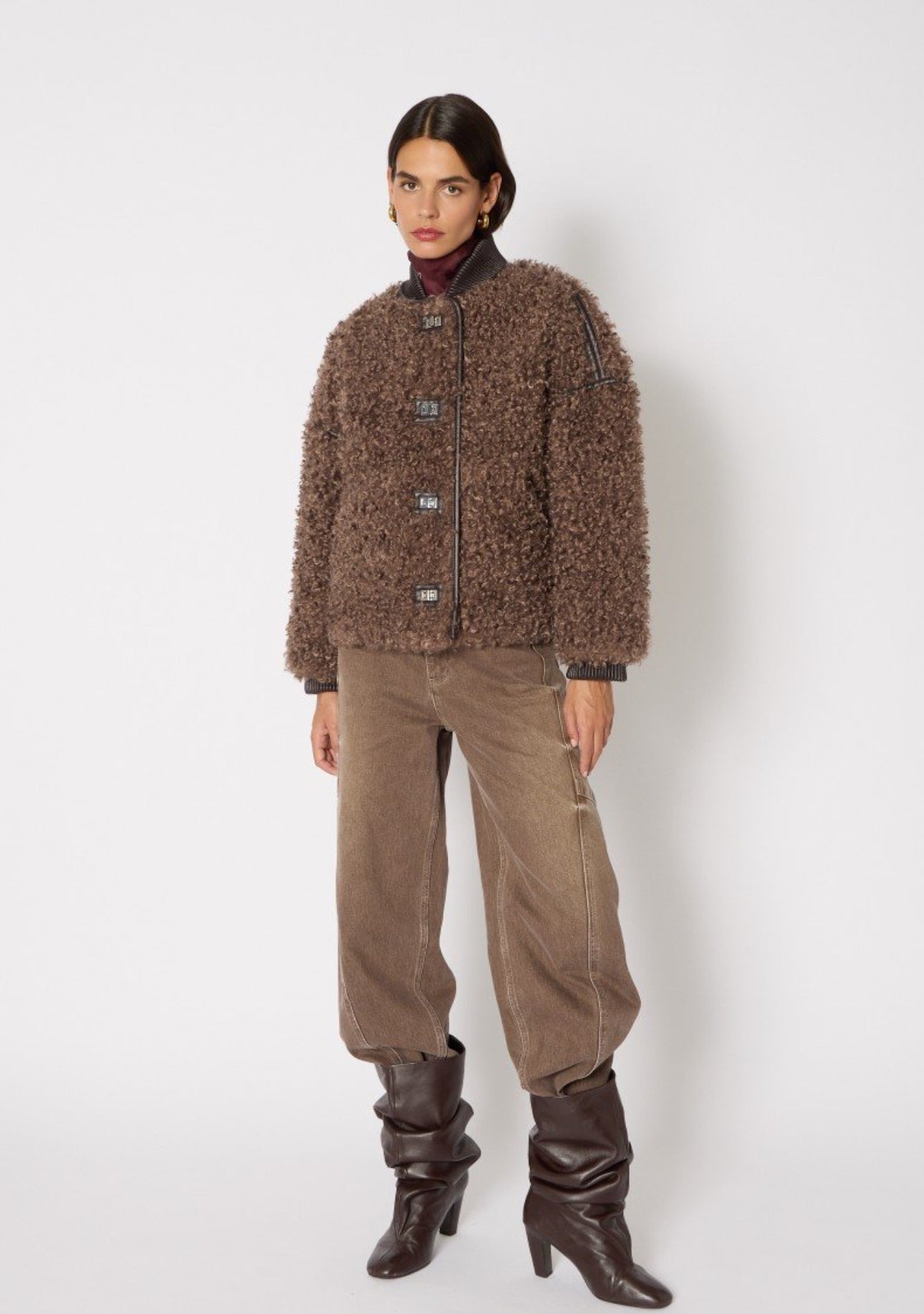 Manteau court GILIAN FAUSSE FOURRURE