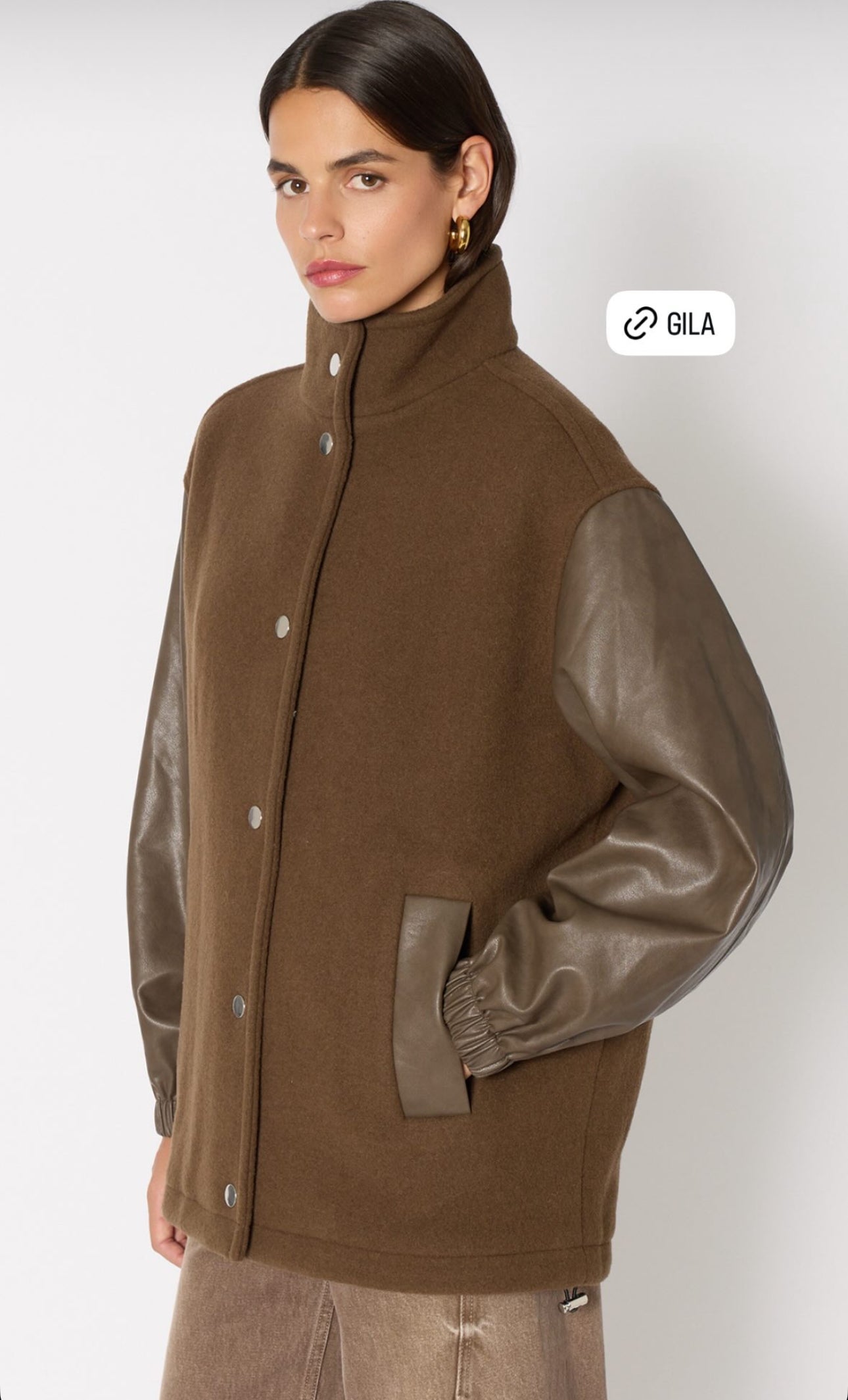 Blouson GILA bi matière