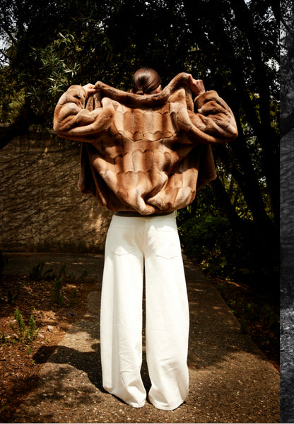 Veste faux vison JENNIFER