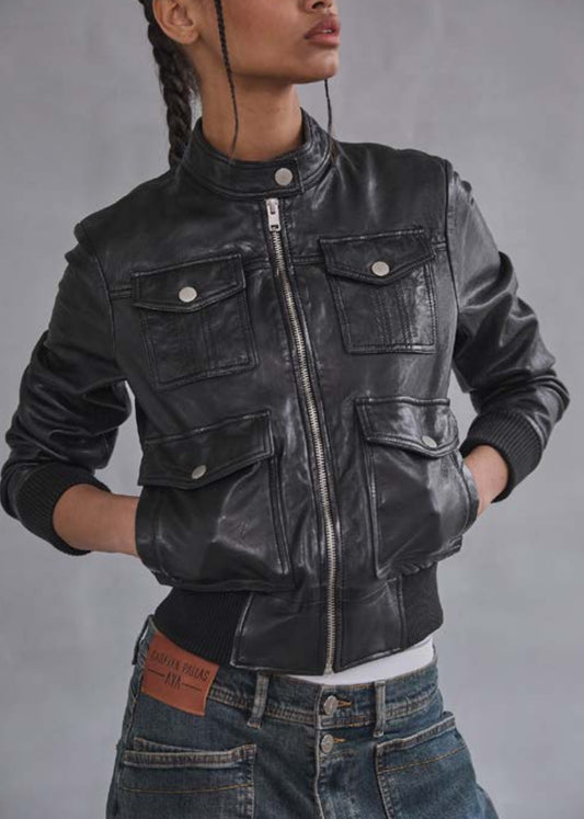 Blouson cuir Kriss