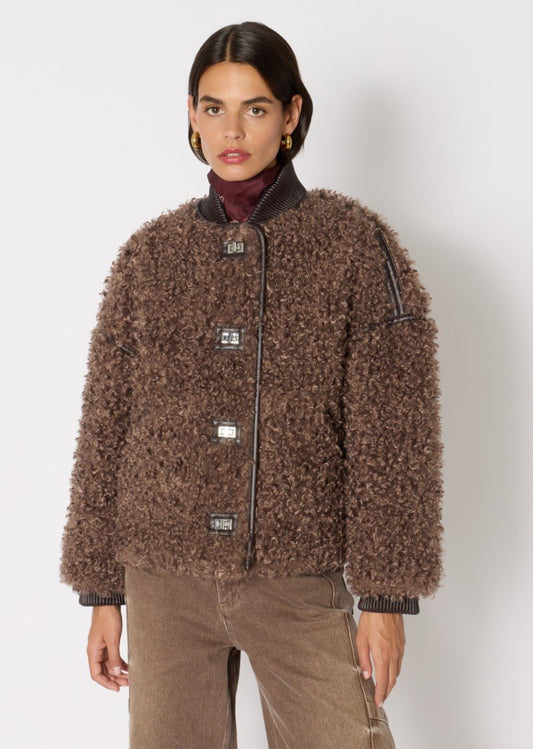 Manteau court GILIAN FAUSSE FOURRURE
