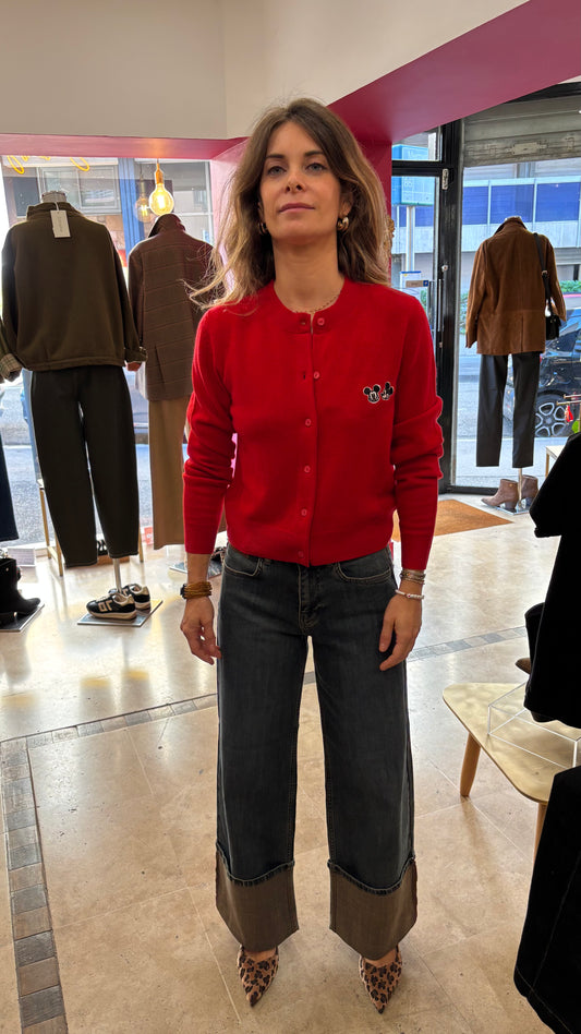 Cardigan MYCOOLRED Patch