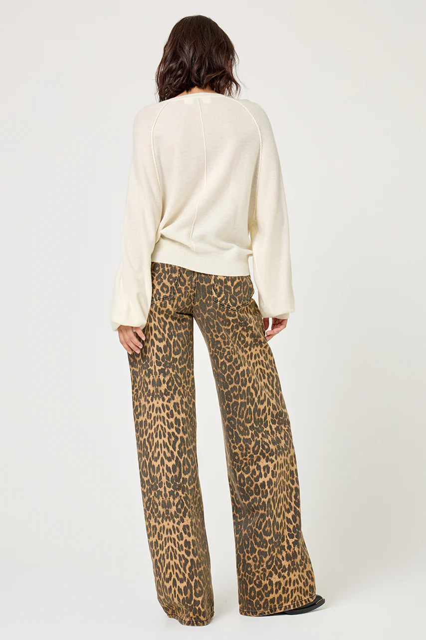 Pantalon léopard JOAN FIVE