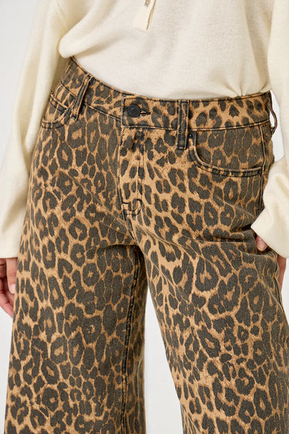 Pantalon léopard JOAN FIVE