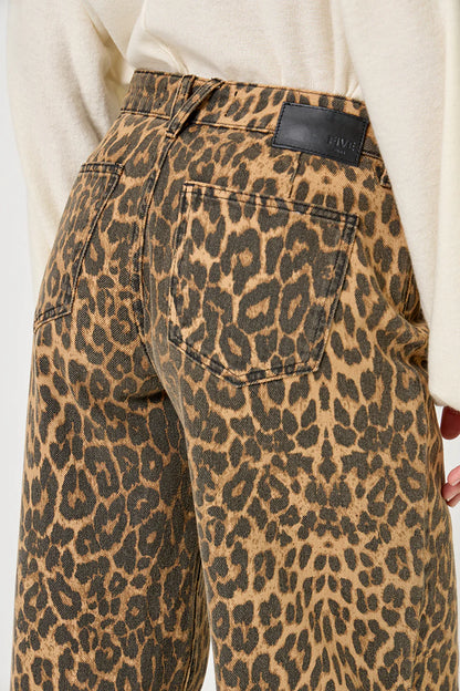 Pantalon léopard JOAN FIVE