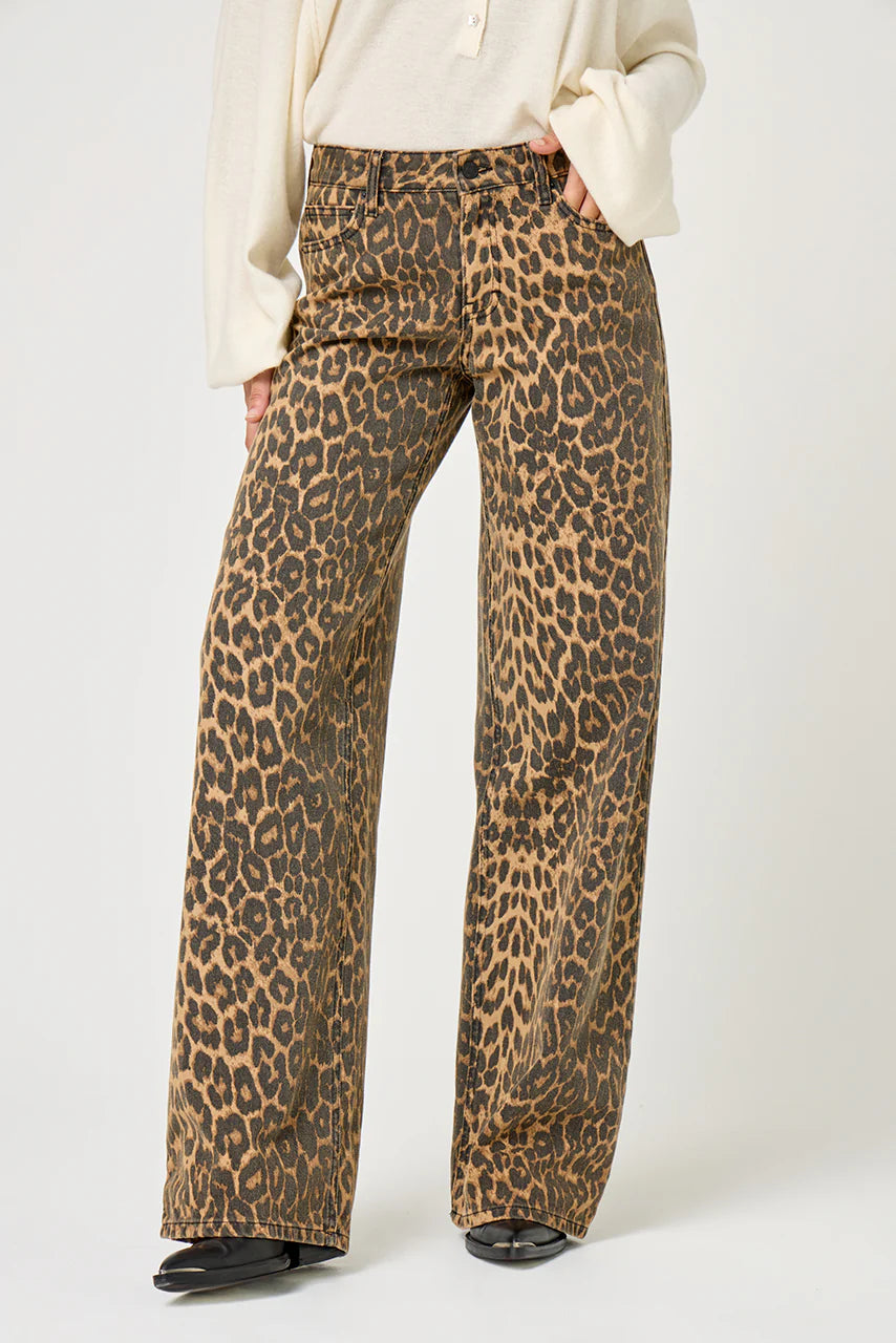 Pantalon léopard JOAN FIVE
