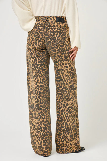 Pantalon léopard JOAN FIVE