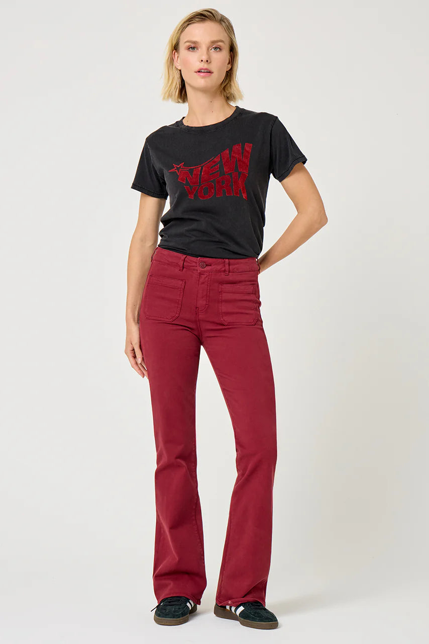Pantalon Luna burgundy