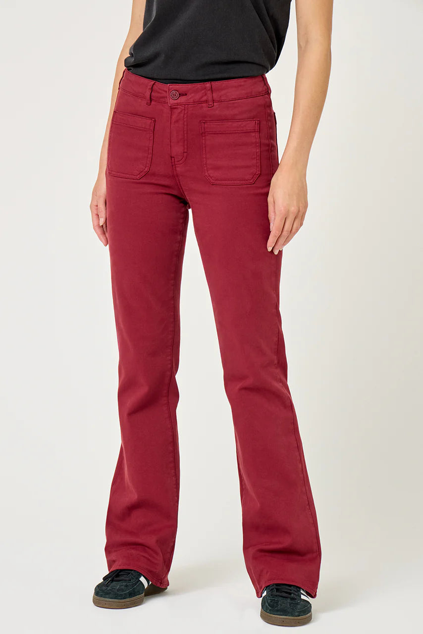 Pantalon Luna burgundy