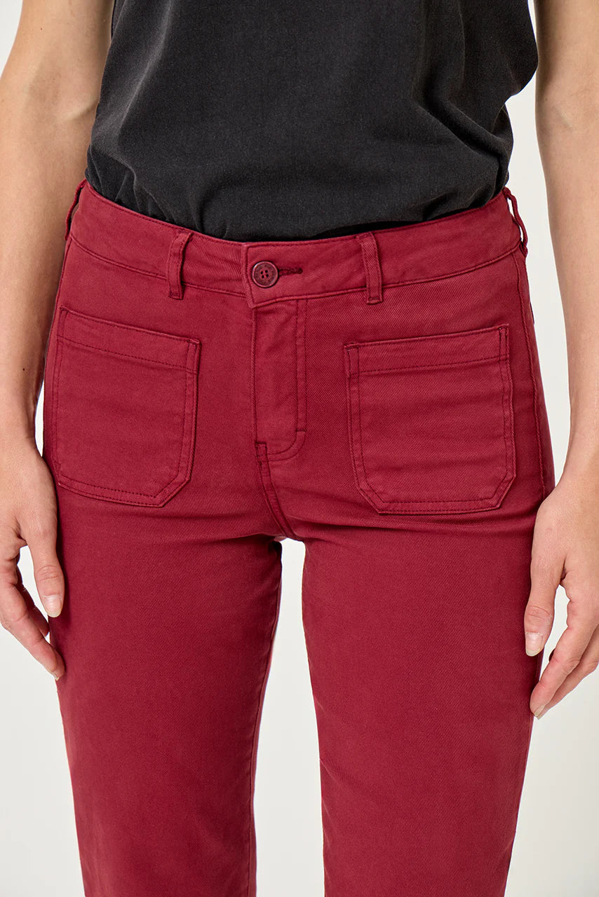 Pantalon Luna burgundy