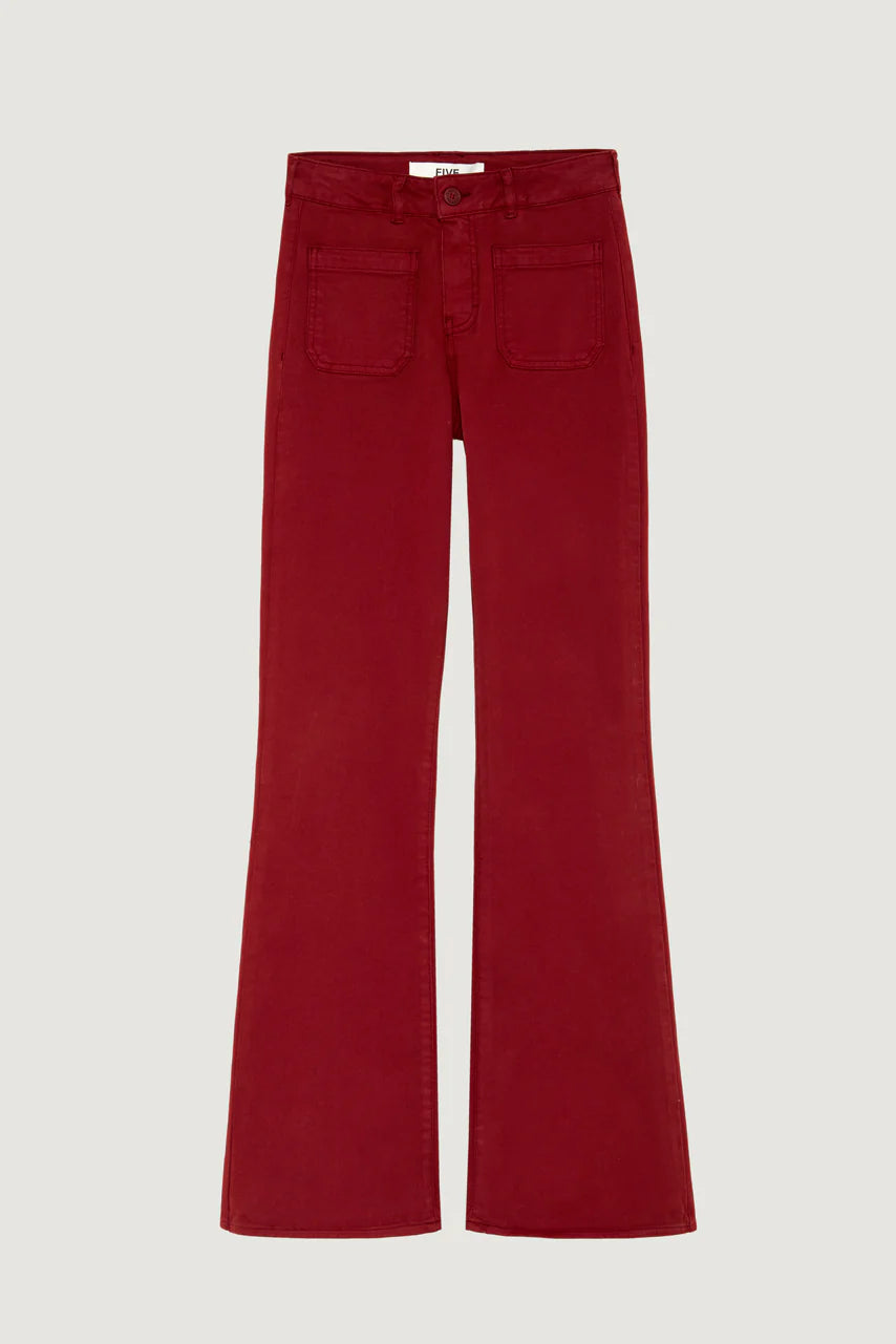Pantalon Luna burgundy