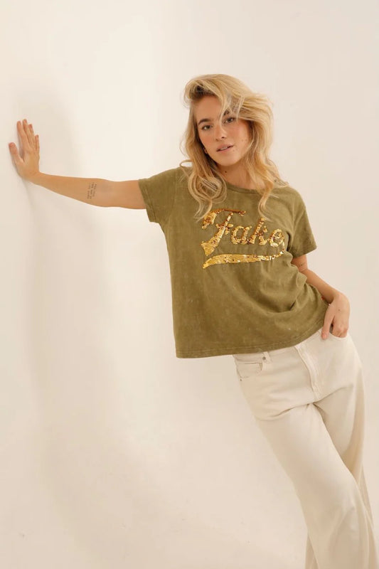 Teeshirt KALIE kaki