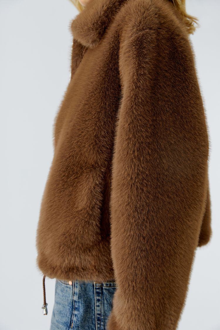 Blouson fausse fourrure 87185