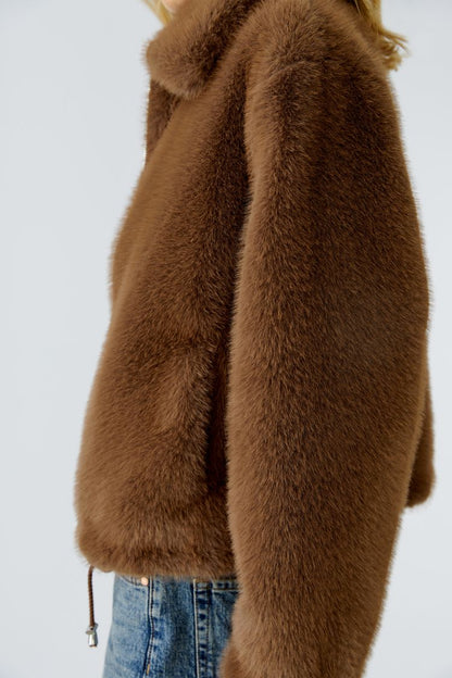 Blouson fausse fourrure 87185