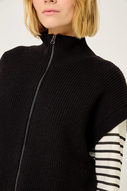 Gilet sans manche zipé GW2512 noir