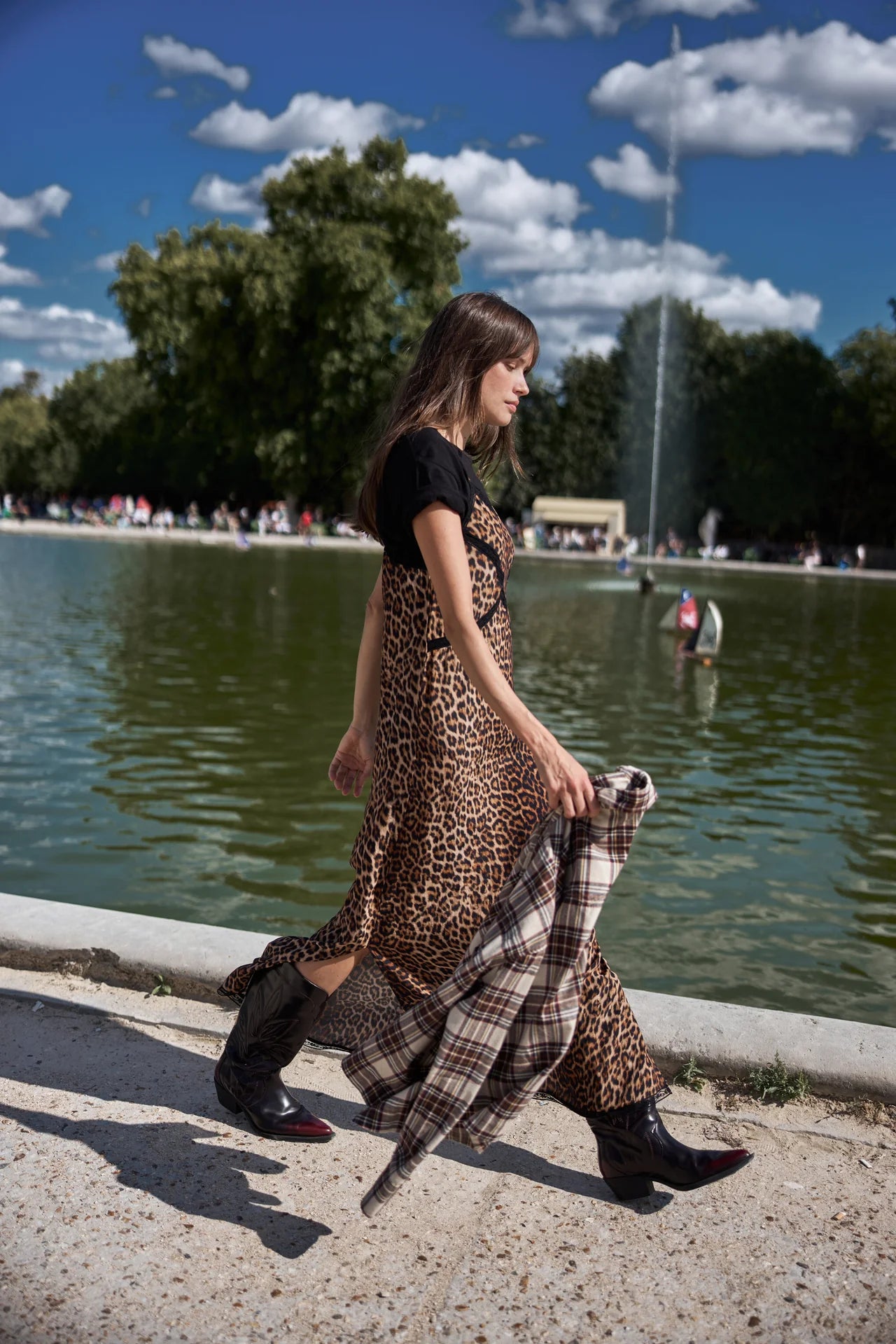 Robe longue fluide ROSINA