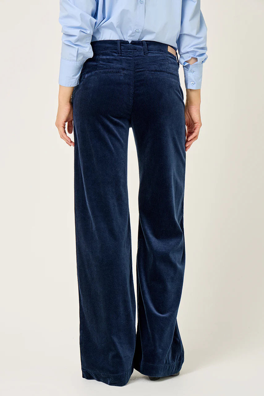 Pantalon Leika velours navy