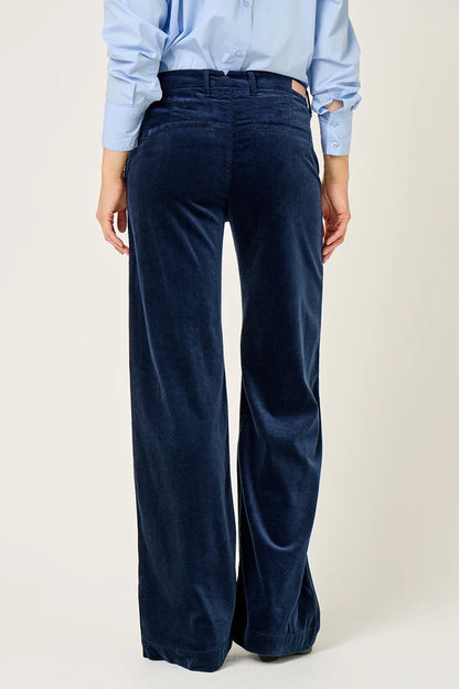 Pantalon Leika velours navy