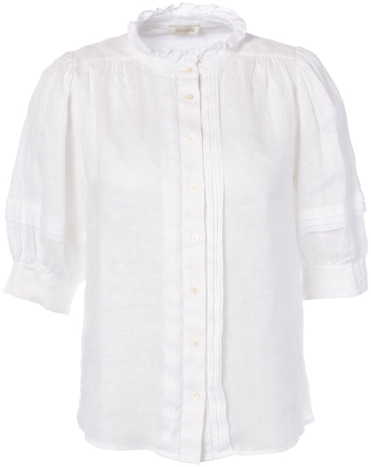 Blouse LAGOS lin blanche