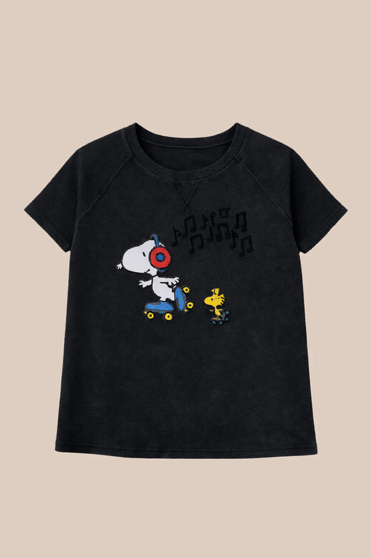 Teeshirt snoopy acid grey